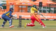 Zimbabwe's Tadiwanashe Marumani hammers his fourth T20I half-century: Stats