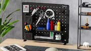 How to use magnetic pegboards for home office organization