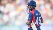 Dipendra Singh becomes first Nepal batter with 2,000 T20I runs