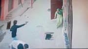 Video: Men chase, shoot Noida youth as children play nearby