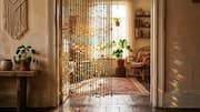 Transform your space with clay bead curtains