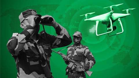 Amritsar: BSF shoots down Pakistan drone carrying 10.7kg heroin Amritsar: BSF shoots down Pakistan drone carrying 10.7kg heroin