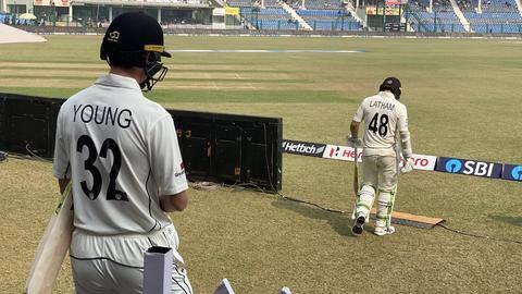 First Test: New Zealand openers start well after India's 345 First Test: New Zealand openers start well after India's 345