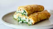Quick and tasty: Spinach ricotta wraps