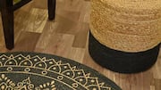 Home decor experts recommend ways to use jute poufs 