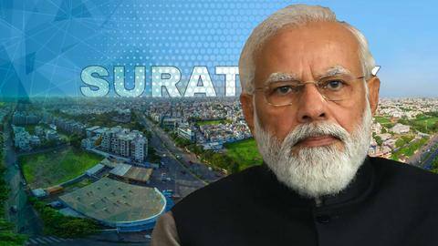 PM Modi inaugurates projects worth Rs. 3,400 crore in Surat PM Modi inaugurates projects worth Rs. 3,400 crore in Surat