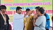 Video: Tamil Nadu minister's son refuses medal from Annamalai