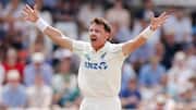 Smith, O'Rourke and Foulkes dismantle England in Nottingham Test: Stats