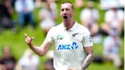 2nd Test: Tickner shines as NZ dominate Day 1