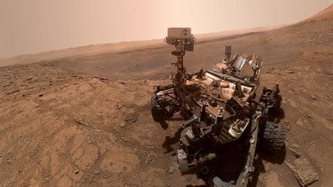 NASA celebrates 10 years of Curiosity Martian rover with selfie NASA celebrates 10 years of Curiosity Martian rover with selfie