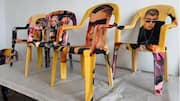 Bad Bunny plastic chairs become art in Chicago museum