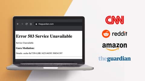 Major websites including Amazon, The Guardian, CNN, Reddit down Major websites including Amazon, The Guardian, CNN, Reddit down