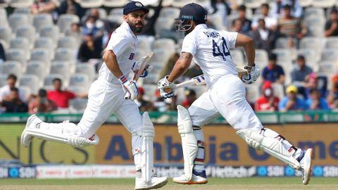 Mohali Test, Day 1: India lose Virat Kohli, Hanuma Vihari Mohali Test, Day 1: India lose Virat Kohli, Hanuma Vihari