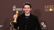 Timothée Chalamet wins 1st Golden Globe for 'Marty Supreme'