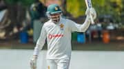 Zimbabwe's Wellington Masakadza slams his maiden Test fifty: Stats