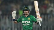 Farhan and Sadaqat slam successive T20I fifties versus SL: Stats