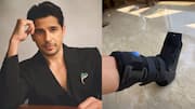 'Took 'break a leg' seriously': Sidharth Malhotra reveals leg injury