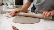 Clay rolling: A creative way to make handmade pottery 
