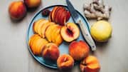 Add zest to your dishes using ginger-peach combo