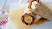 How to make a nutritious walnut banana wrap 