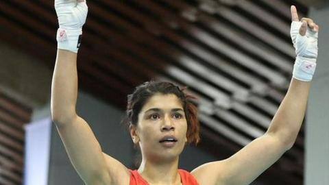 Commonwealth Games: Indian boxer Nikhat Zareen reaches final Commonwealth Games: Indian boxer Nikhat Zareen reaches final