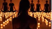 Practice candlelight meditation daily to reduce stress