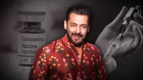 Salman Khan receives his first shot of coronavirus vaccine Salman Khan receives his first shot of coronavirus vaccine