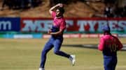 Junaid Siddique becomes first UAE bowler with 100 T20I wickets