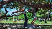 What is acro yoga?