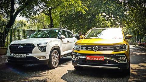 Hyundai Creta v/s Volkswagen Taigun: Which one is better? Hyundai Creta v/s Volkswagen Taigun: Which one is better?