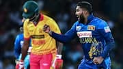 T20I Tri-series, Wanindu Hasaranga rattles Zimbabwe with three-fer: Key stats