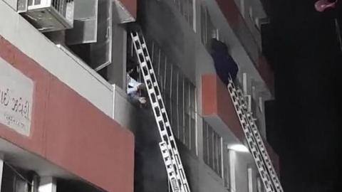 Fire in Vadodara hospital; 23 patients rescued, none hurt Fire in Vadodara hospital; 23 patients rescued, none hurt