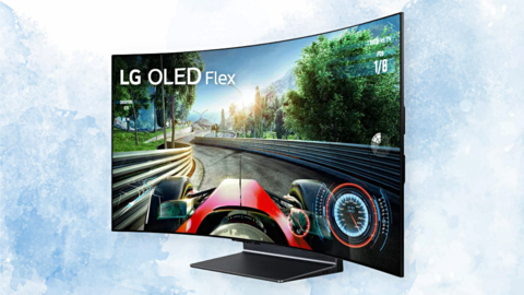 LG's first bendable OLED TV offers flat and curved modes LG's first bendable OLED TV offers flat and curved modes