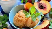 Beat the heat with these peach-mint dishes
