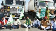 Protesting farmers block Kundli-Manesar-Palwal expressway in Haryana