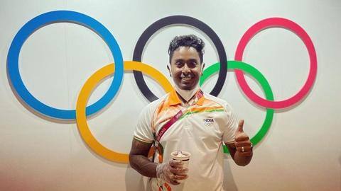 Das knocks out Olympic champion, joins wife in last 16 Das knocks out Olympic champion, joins wife in last 16