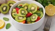 Add fresh flavor to salads with kiwi and mint 