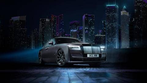 Rolls-Royce Ghost Black Badge debuts in India; order books open Rolls-Royce Ghost Black Badge debuts in India; order books open