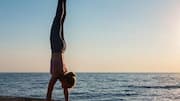 Want to improve your core strength? Try handstand
