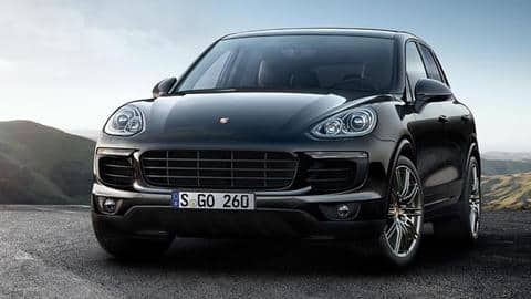 Porsche Cayenne Platinum Edition goes official at Rs. 1.47 crore Porsche Cayenne Platinum Edition goes official at Rs. 1.47 crore