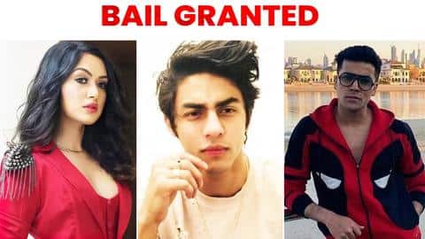 #MumbaiDrugBust: Aryan Khan, others granted bail by Bombay HC #MumbaiDrugBust: Aryan Khan, others granted bail by Bombay HC