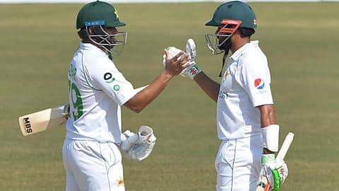 Bangladesh vs Pakistan: Babar, Azhar guide visitors to 161/2 Bangladesh vs Pakistan: Babar, Azhar guide visitors to 161/2