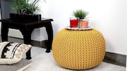 These pouf styles can add elegance to your space