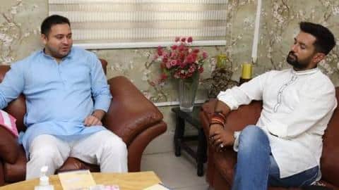 Bihar's political temperature rises as Chirag Paswan meets Tejashwi Yadav Bihar's political temperature rises as Chirag Paswan meets Tejashwi Yadav