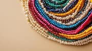 How artisans create beadwork from recycled plastic 