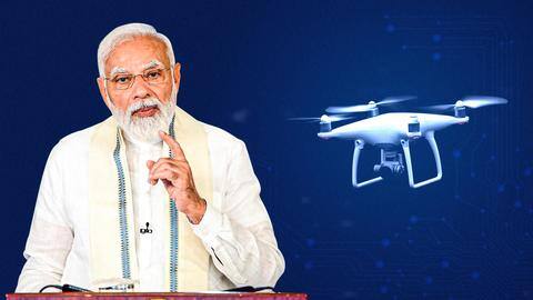 New Delhi: PM Modi inaugurates Bharat Drone Mahotsav 2022 New Delhi: PM Modi inaugurates Bharat Drone Mahotsav 2022