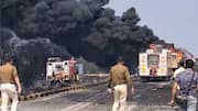 Assam: Oil tanker fire paralyzes NH-27 traffic in Kokrajhar district