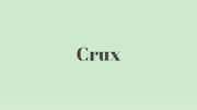 Word of the Day: Crux