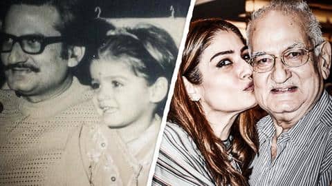 Raveena Tandon's father dies at 85; actor performs last rites Raveena Tandon's father dies at 85; actor performs last rites