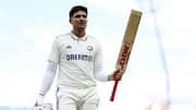 Which Indian captain has the highest individual Test score?